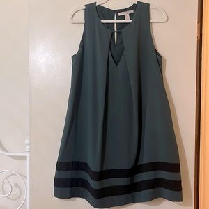 Green keyhole dress
